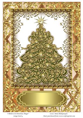 I Believe in Christmas Magic Large Card 4