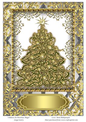 I Believe in Christmas Magic Large Card 5