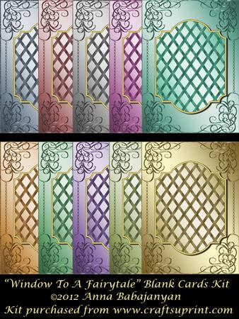 Window to a Fairytale Blank Cards Kit