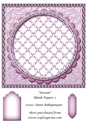 Dream Blank Topper 1