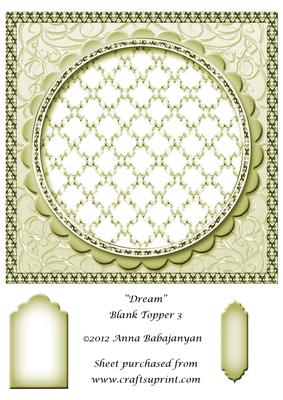 Dream Blank Topper 3