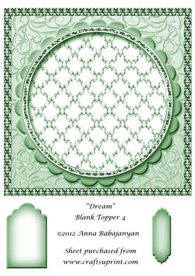 Dream Blank Topper 4