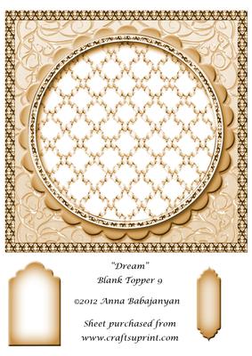 Dream Blank Topper 9