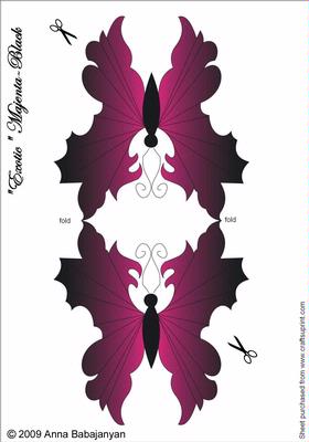 Exotic Majenta-black