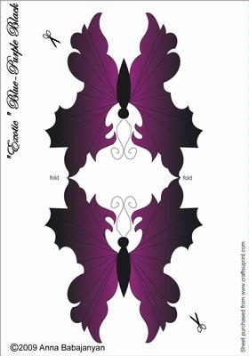 Exotic Blue-purple Black