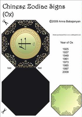 Chinese Zodiac Signs ( Ox )