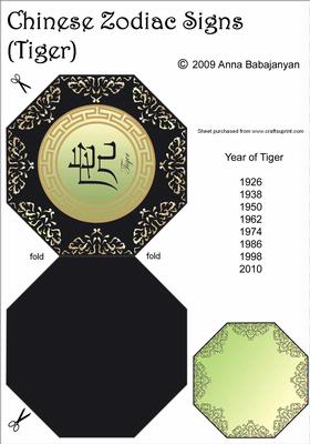 Chinese Zodiac Signs ( Tiger )