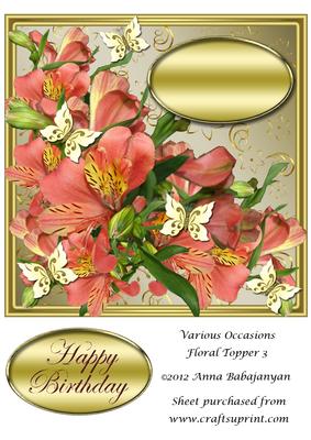 Various Occasions Floral Topper 3