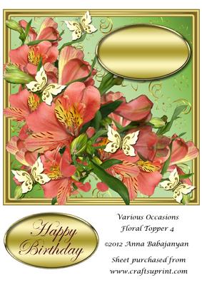 Various Occasions Floral Topper 4