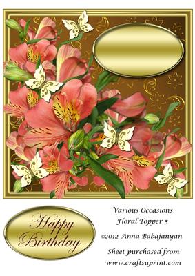 Various Occasions Floral Topper 5