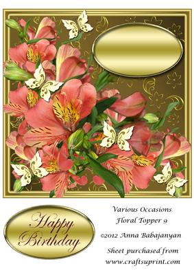 Various Occasions Floral Topper 9
