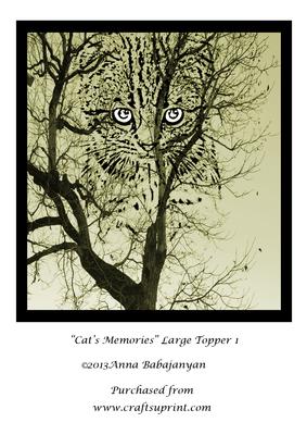 Cats Memories Large Topper 1