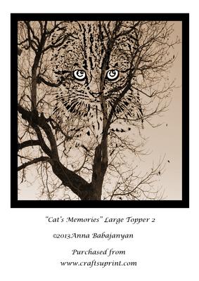 Cats Memories Large Topper 2