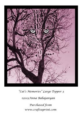 Cats Memories Large Topper 3