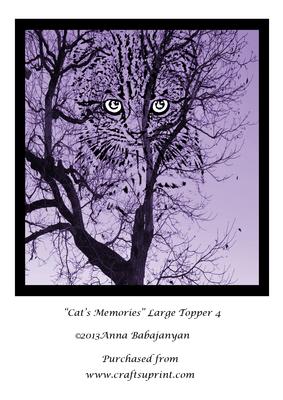 Cats Memories Large Topper 4