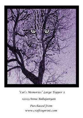 Cats Memories Large Topper 5