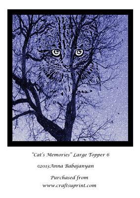 Cats Memories Large Topper 6