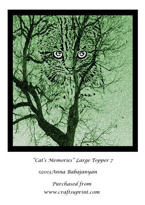Cats Memories Large Topper 7