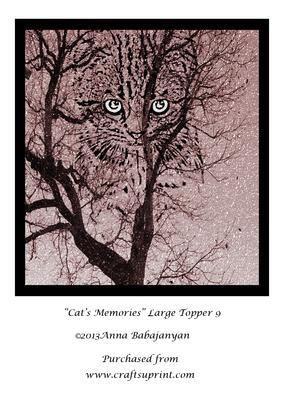 Cats Memories Large Topper 9