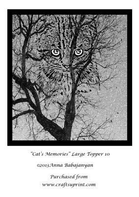 Cats Memories Large Topper 10