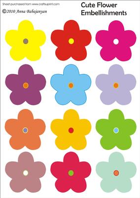 Cute Flower Embellishments