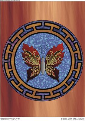 Ethnic Butterfly A4
