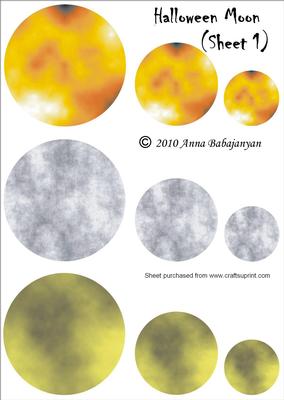 Halloween Moon ( Sheet 1)