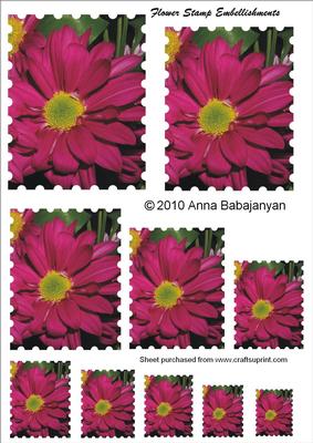 Flower Stamp Embellishments