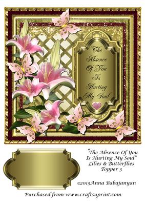 The Absence of You is Hurting My Soul Lilies & Butterflies 3