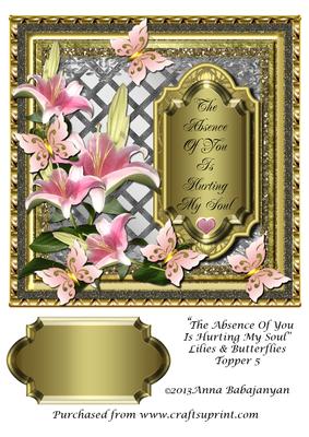 The Absence of You is Hurting My Soul Lilies & Butterflies 5