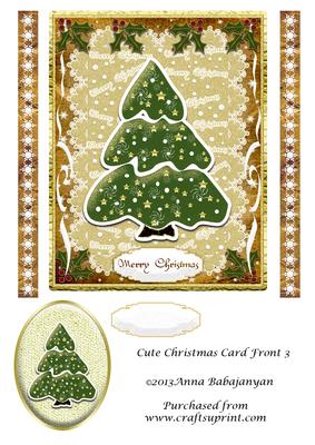 Cute Christmas Card Front 3