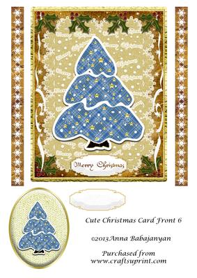 Cute Christmas Card Front 6