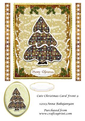 Cute Christmas Card Front 9