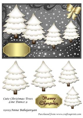 Cute Christmas Trees Line Dance 9