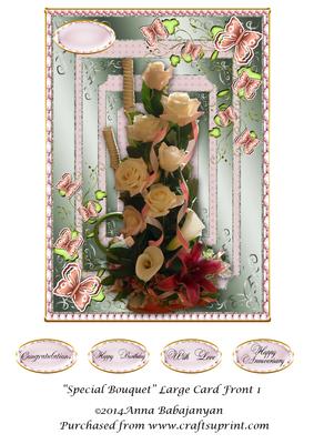 Special Bouquet Large Card Front 1