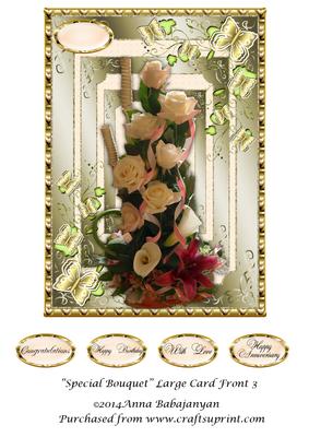 Special Bouquet Large Card Front 3