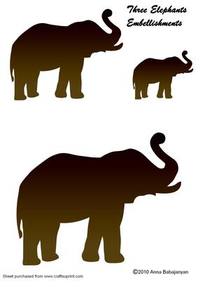 3 Elephants Embellishments
