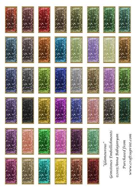 Glamourous Gemstones Embellishments