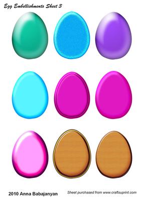 Egg Embellishments Sheet 3