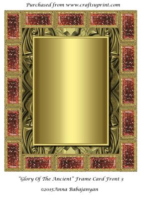 Glory of the Ancient Frame Card Front 3