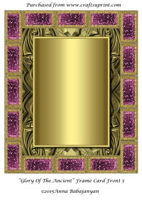 Glory of the Ancient Frame Card Front 5
