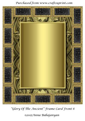 Glory of the Ancient Frame Card Front 6