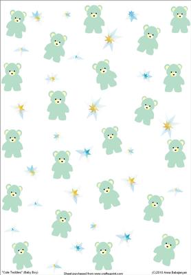Cute Teddies (baby Boy)