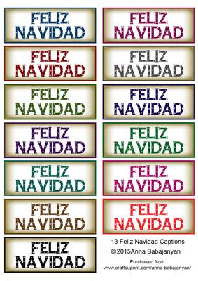 13 Feliz Navidad Captions (spanish)