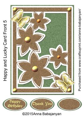 Happy and Lucky Card Front 5