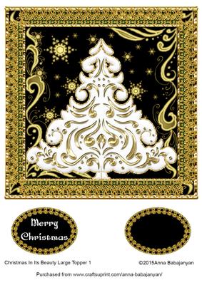 Christmas in Its Beauty Large Topper 1