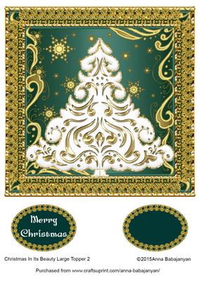 Christmas in Its Beauty Large Topper 2
