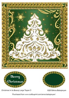 Christmas in Its Beauty Large Topper 3