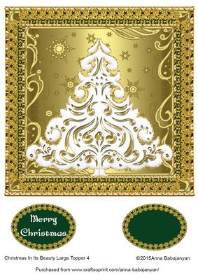 Christmas in Its Beauty Large Topper 4