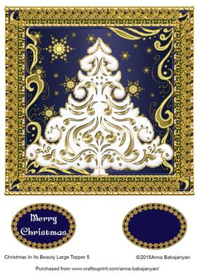 Christmas in Its Beauty Large Topper 5
